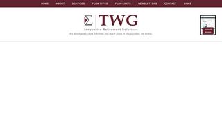 
                            9. Welcome to TWG Benefits, Inc.