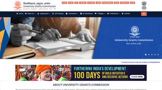 
                            9. Welcome to UGC, New Delhi, India