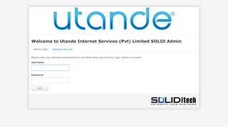 
                            3. Welcome to Utande Internet Services (Pvt) Limited SOLID …