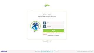 
                            3. Welcome to Valeo Suppliers Portal