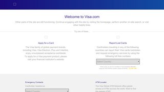 
                            4. Welcome to Visa.com