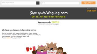 
                            3. Welcome to WagJag!