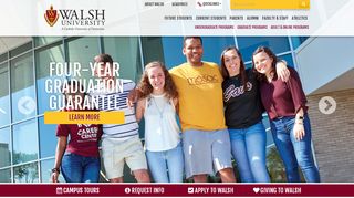 
                            8. Welcome to Walsh University
