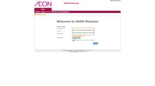 
                            3. WELCOME TO WEB EDI AEON