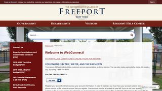 
                            5. Welcome to WebConnect! | Freeport, NY - Official Website