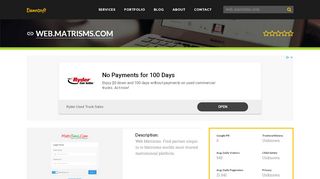 
                            4. Welcome to Web.matrisms.com - Login - Matrisms.com