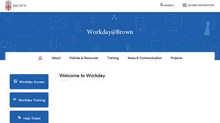 
                            1. Welcome to Workday | Workday | Brown University