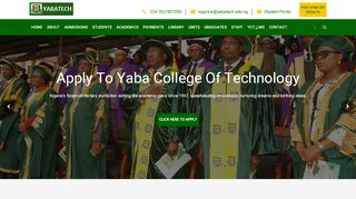 
                            1. Welcome to Yaba College of Technology Lagos Nigeria | The ...