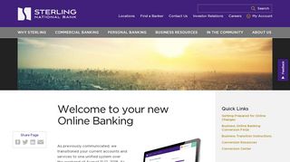 
                            3. Welcome to your new Online Banking - snb.com