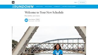 
                            5. Welcome to Your New Schedule - The Rundown