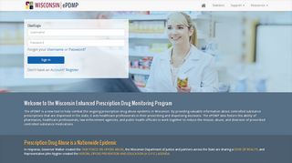 
                            8. Welcome - Wisconsin Prescription Drug Monitoring Program