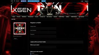 
                            9. Welcome - XGEN - clanxgen.com