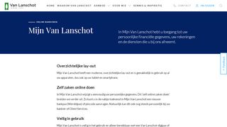 
                            2. Welkom bij mijn Van Lanschot | Van Lanschot