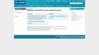 
                            10. Welkom op de KU Leuven webmail server - ICTS
