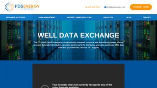 
                            2. Well Data Exchange - PDS Energy