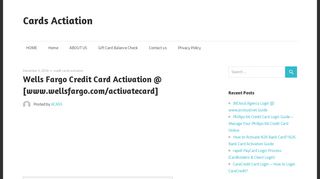 
                            8. Wells Fargo Credit Card Activation @ …