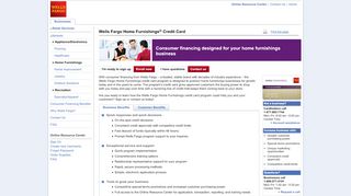 
                            4. Wells Fargo Home Furnishings Credit Card Program - Wells ...