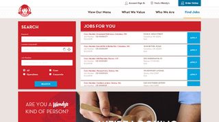 
                            10. Wendy's Careers: Learn about Wendy's Jobs and Apply Online