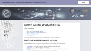 
                            7. WeNMR suite for Structural Biology – WeNMR | A worldwide e ...