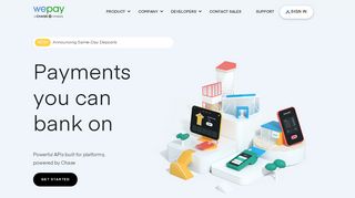 
                            3. WePay: Integrated Payments For Platforms