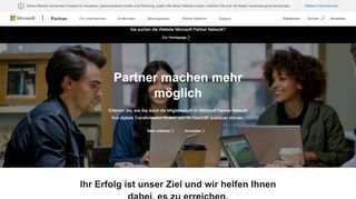 
                            1. Werden Sie Partner von Microsoft