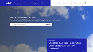 
                            3. We're Johnson Matthey | Johnson Matthey