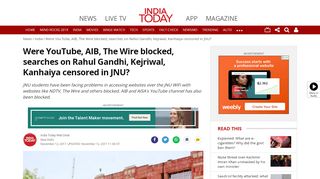 
                            7. Were YouTube, AIB, The Wire blocked, searches on Rahul ...