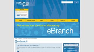 
                            7. Wescom Credit Union | eBranch