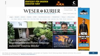 
                            9. WESER-KURIER - Nachrichten aus Bremen und Niedersachsen