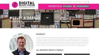 
                            8. Wesley A'Harrah – Digital Music Forum