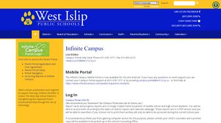 
                            11. West Islip School District District | Infinite Campus