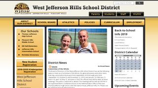 
                            8. West Jefferson Hills School District