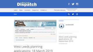 
                            6. West Leeds planning applications: 18 March 2019 | West Leeds ...