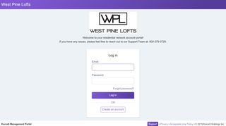 
                            4. West Pine Lofts | Korcett Management Portal: Log in