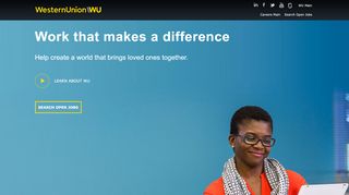 
                            3. Western Union Careers - Work that makes a difference