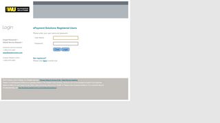 
                            6. Western Union - Login - ePayment Solutions
