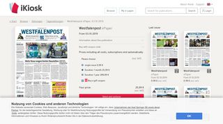 
                            8. Westfalenpost newspaper - read as e-paper at iKiosk