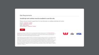 
                            5. Westpac | Site Requirements