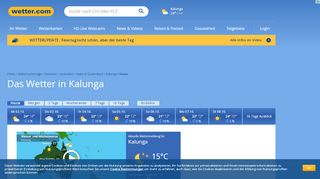 
                            5. Wetter Kalunga | wetter.com