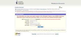 
                            4. WGS Create Student User account - California