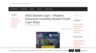 
                            9. WGU Student Login – Western Governors …