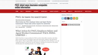 
                            5. What Action for PACL Employee Salary and Agent Worker ...