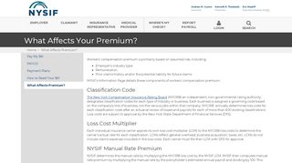 
                            5. What Affects Premium? - nysif