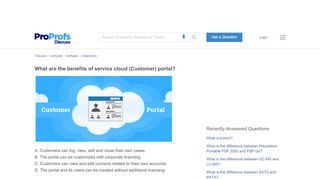 
                            4. What are the benefits of service cloud (Customer) portal? - ProProfs