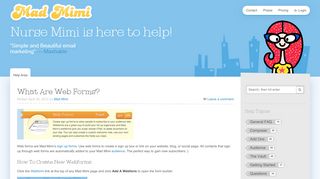 
                            5. What Are Web Forms? How To Create your Email Sign Up Form