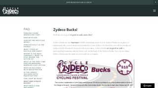 
                            4. What are Zydeco Bucks? — CYCLE ZYDECO - Louisiana's ...