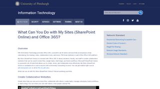 
                            9. What Can You Do with My Sites (SharePoint Online) and Office 365 ...