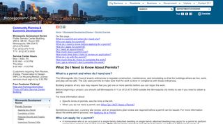 
                            8. What Do I Need to Know About Permits? - City of Minneapolis