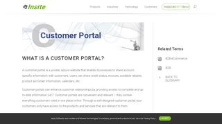 
                            3. What is a Customer Portal? | Insite Software