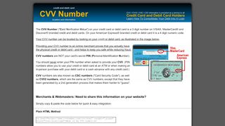 
                            7. What is a CVV Number and How Do I Find It?